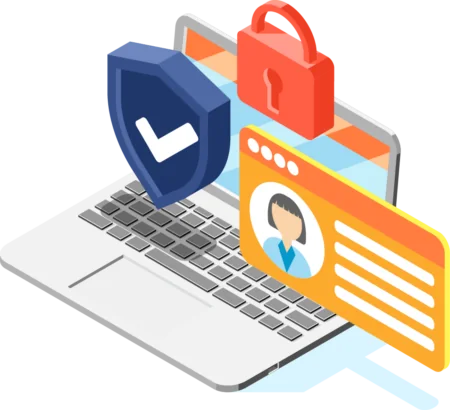 Laptop with lock and shield: A concept of Data Privacy in a Modern Day Organisation