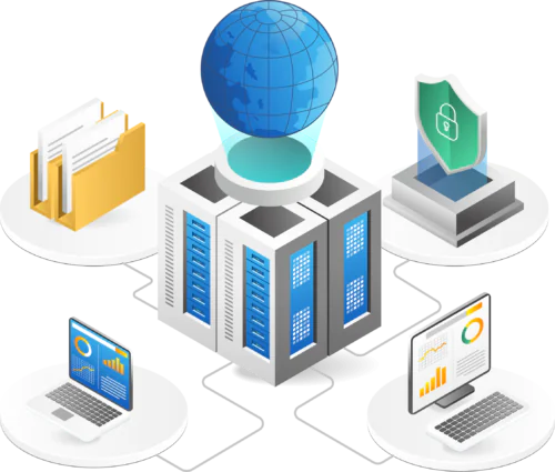 Third Party Data Protection Management Isometric