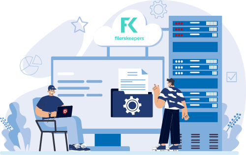 Data Storage and Retention Illustration