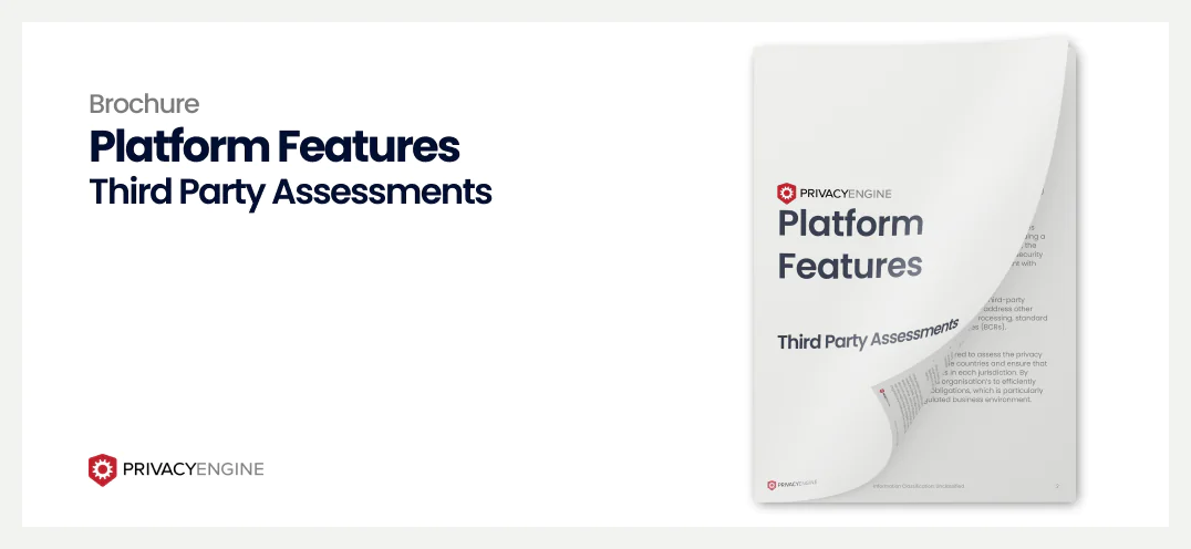 Third Party Assessments PrivacyEngine Brochure