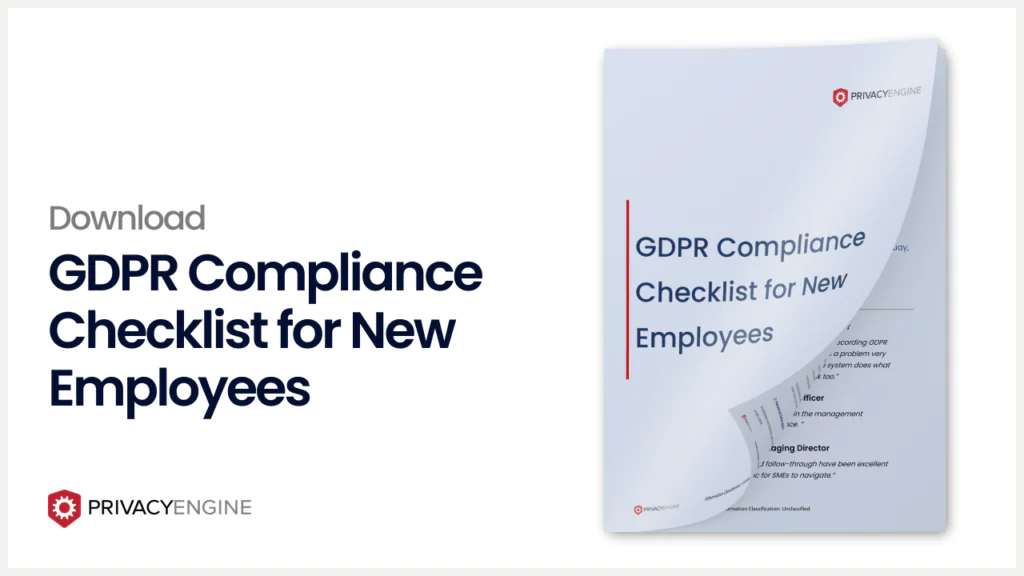 GDPR Compliance Checklist for New Employees