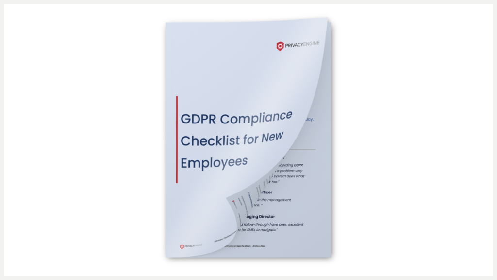 GDPR Compliance Checklist for New Employees