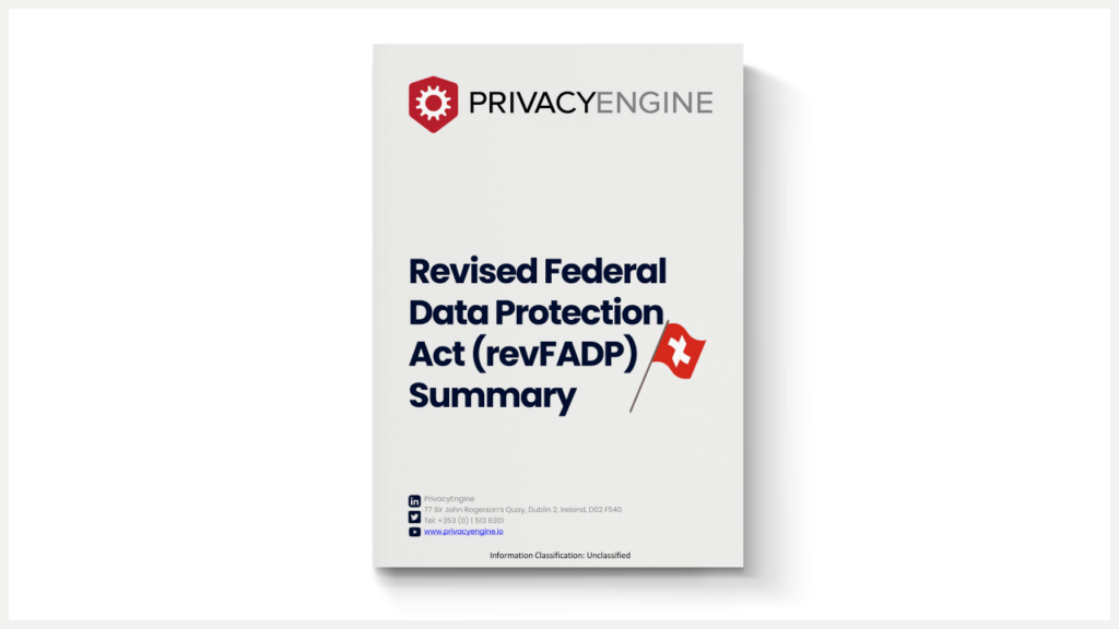 Revised Federal Data Protection Act (revFADP) Summary 2023