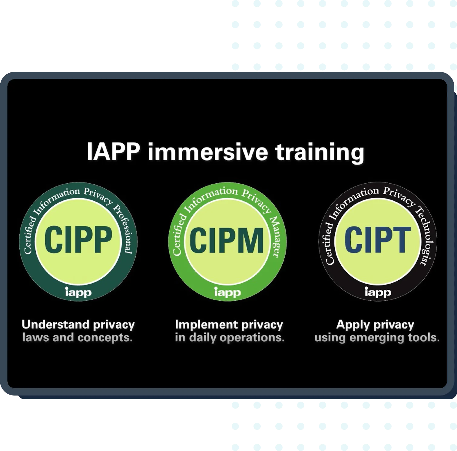 IAPP immersive training