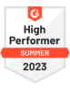 G2 High Performer Summer 2023