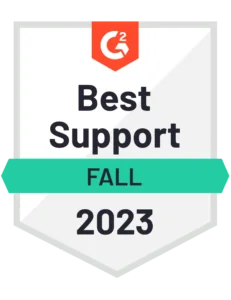 G2 Best Support Fall 2023 PrivacyEngine Badge