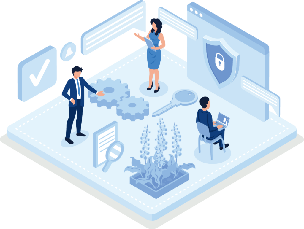 GDPR Consultants working in the office