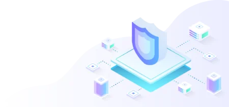 IT Risk Governance Framework concept with icon and network computer