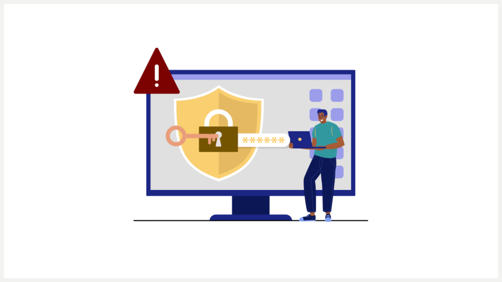 Title ''Digital GDPR Tool - Top Tips for Investing'' with a security computer graphic on the right