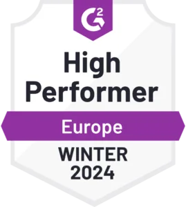 High Performer Europe Winter 2024 PrivacyEngine Badge