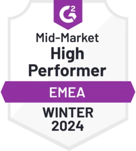 High Performer EMEA Winter 2024 PrivacyEngine Badge