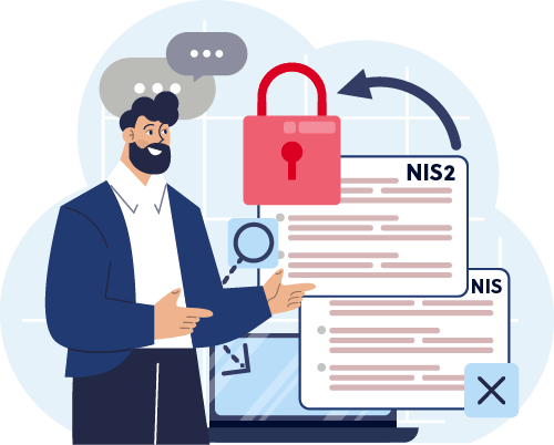 NIS and NIS2 illustration