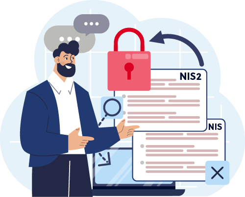 NIS and NIS2 illustration