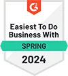 "Easiest To Do Business With" Spring 2024 PrivacyEngine G2 Badge