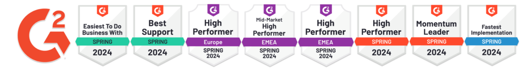 PrivacyEngine's G2 Spring Badges.