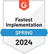 "Fastest Implementation" Spring 2024 PrivacyEngine G2 Badge