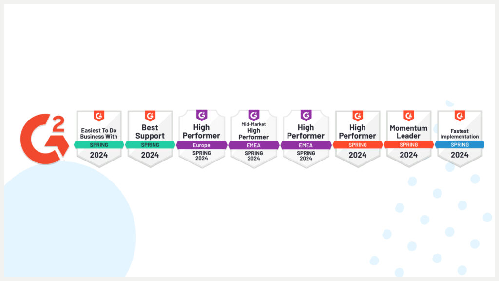 PrivacyEngine's PrivacyEngine's G2 Awards Spring Badges