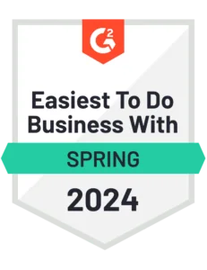 Easiest To Do Business With Spring 2024 PrivacyEngine G2 Badge