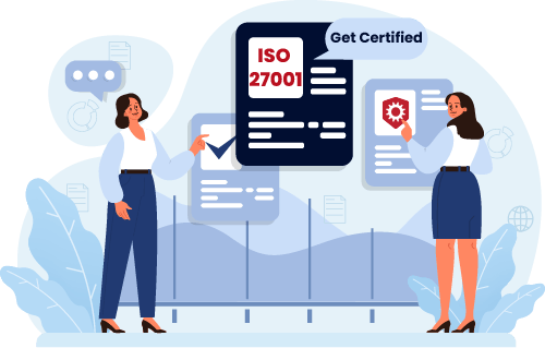 ISO 27001 Consultancy Illustration by PrivacyEngine