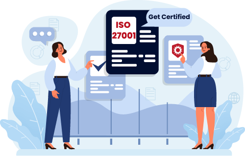 ISO 27001 Consultancy Illustration by PrivacyEngine