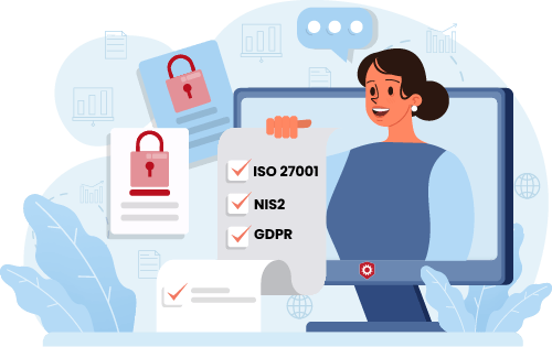 NIS2 and ISO 27001 illustration