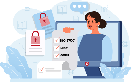 NIS2 and ISO 27001 illustration