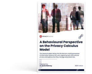 A Behavioural Perspective on the Privacy Calculus Model