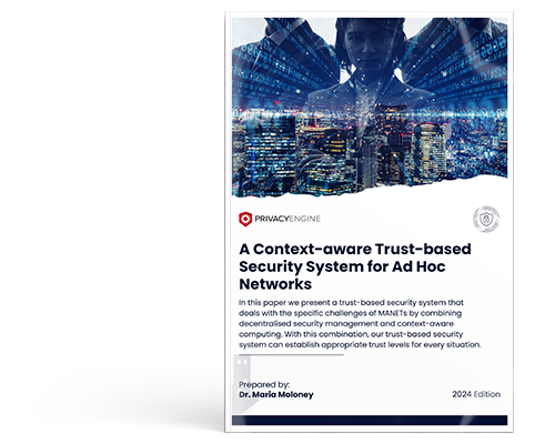 A Context-aware Trust-based Security System for Ad Hoc Networks Illustration