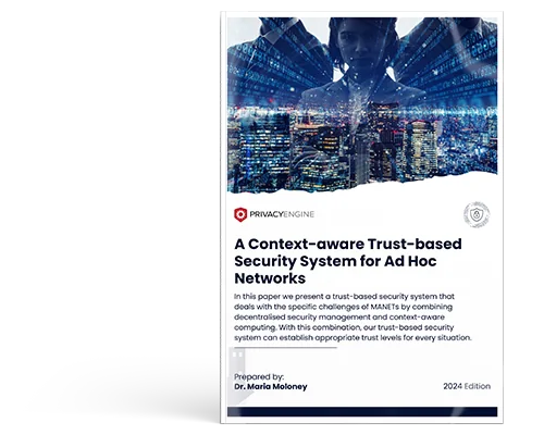A Context-aware Trust-based Security System for Ad Hoc Networks Illustration