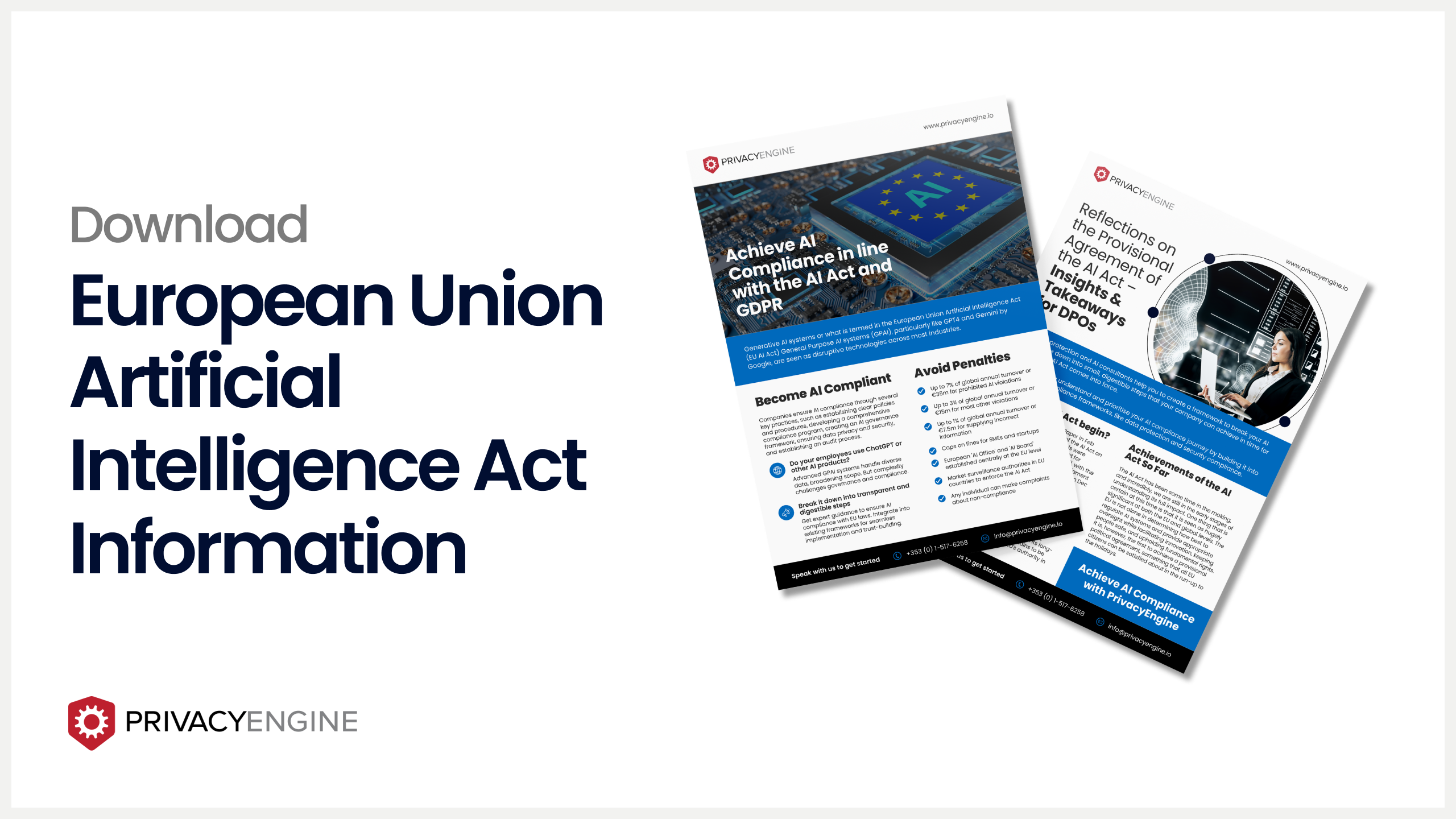 AI Compliance GDPR Information - PrivacyEngine