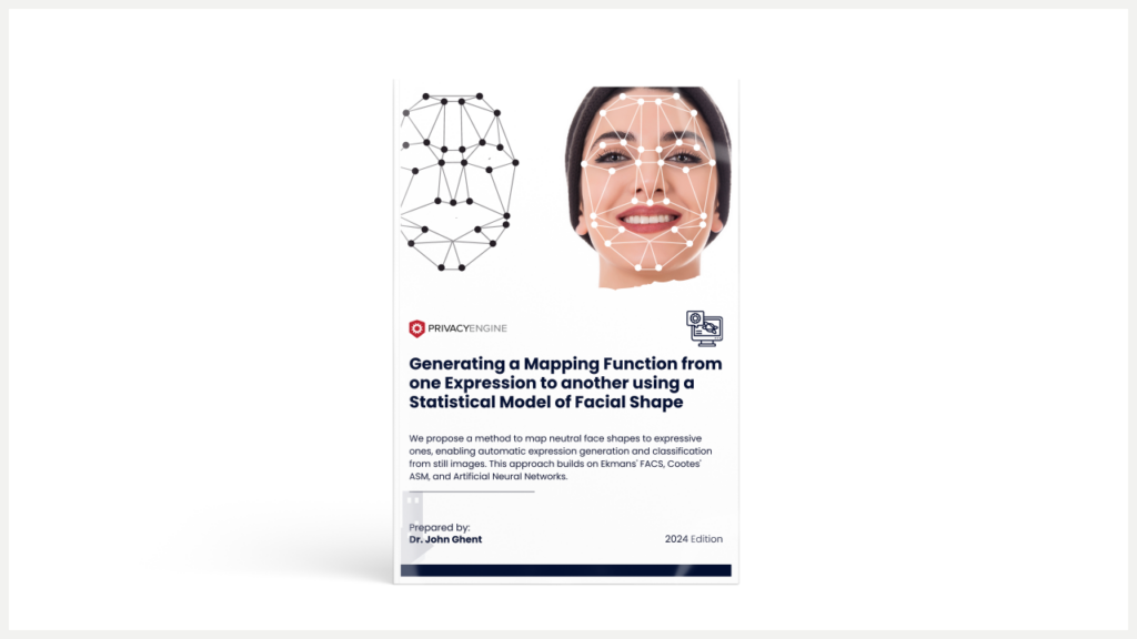Thumbnail for the "Generating a Mapping Function from one Expression to another using a Statistical Model of Facial Shape" research paper