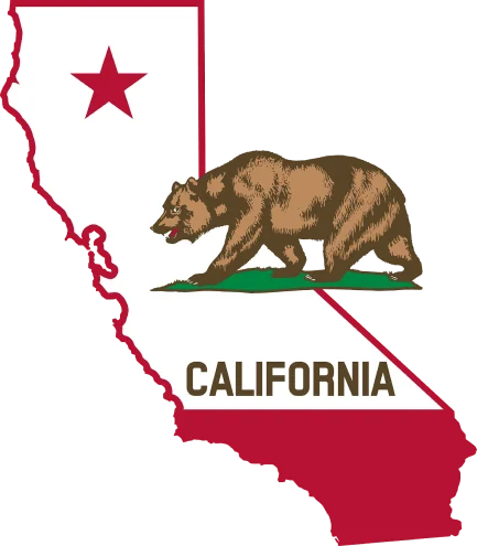 California Flag with bear