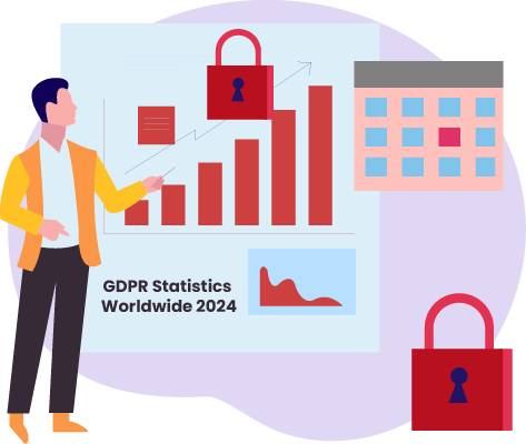 GDPR Statistics Worldwide 2024 Illustration