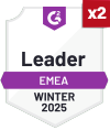 "Leader" in EMEA Winter 2025 PrivacyEngine G2 Badge
