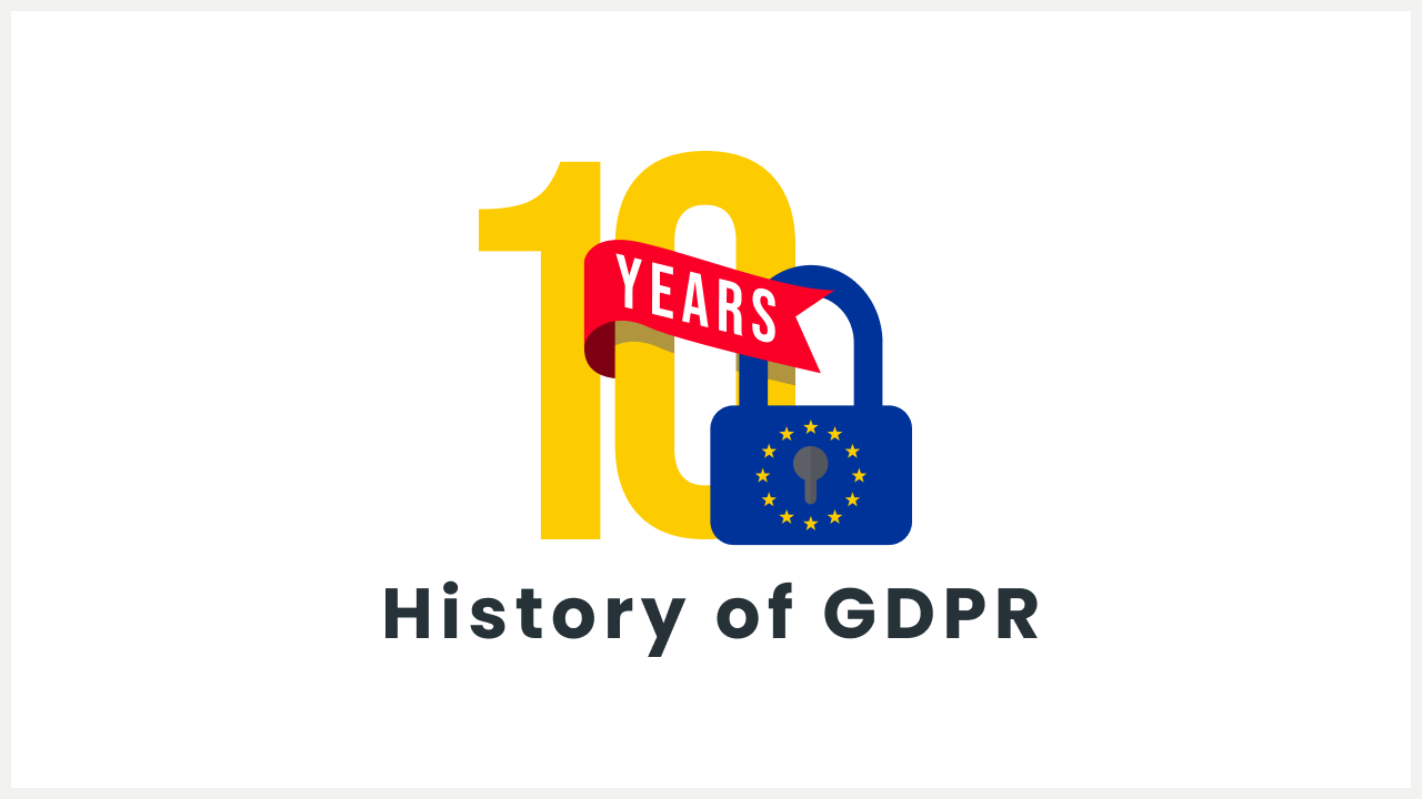 The History of the General Data Protection Regulation